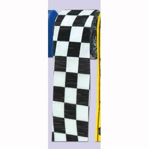 BLACK & WHITE CHECKERED STREAMERS