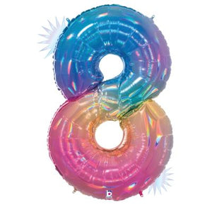 SuperShape Numbers RAINBOW #8