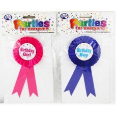 BIRTHDAY GIRL/BOY BADGE