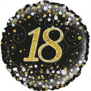 45cm Foil Balloon - 18TH SPARKLING FIZZ