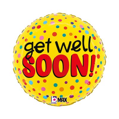 45cm Foil Balloon - GET WELL SOON!