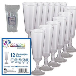 CHAMPAGNE GLASES - 12Pk