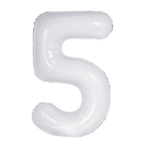 SuperShape Numbers WHITE #5