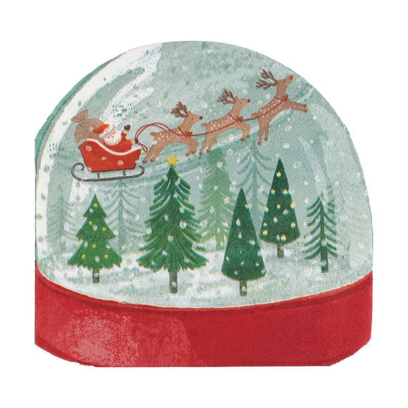 SNOW GLOBE PAPER NAPKINS