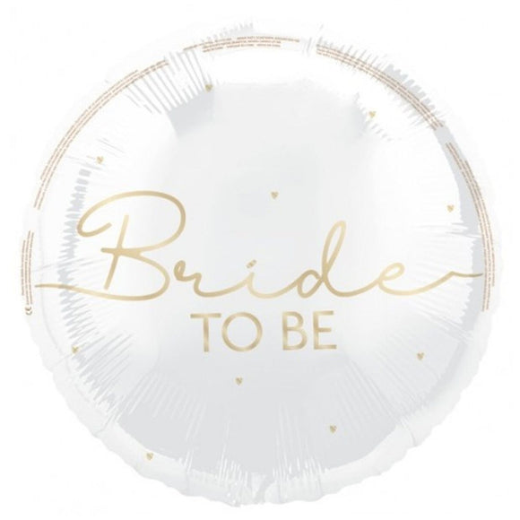 45cm Foil Balloon - BRIDE TO BE