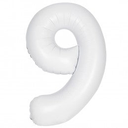 SuperShape Numbers WHITE #9