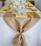 HESSIAN TABLE RUNNER 2.35m