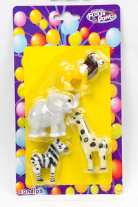 Birthday Candle - Jungle Animals