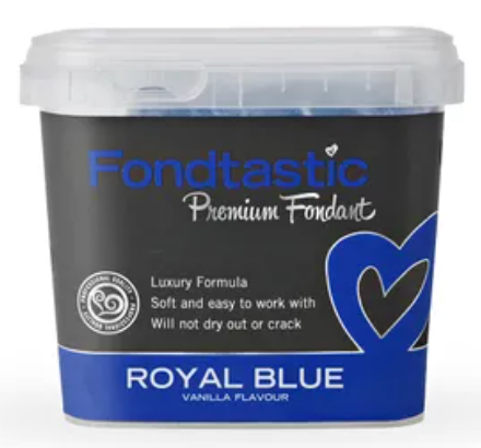 FONDTASTIC Premium Fondant 1KG - ROYAL BLUE