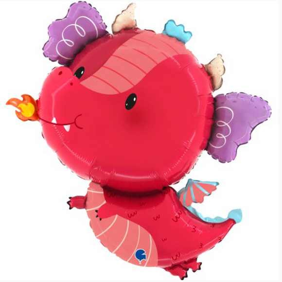 SuperShape- FUNNY RED DRAGON