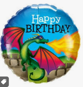 45cm Foil Balloon - HAPPY BIRTHDAY DINOSAUR