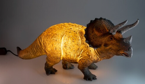 DINO ISLAND TRICERATOPS TABLE LAMP