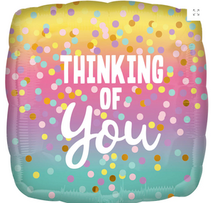 45cm Foil Balloon - THINKING OF YOU