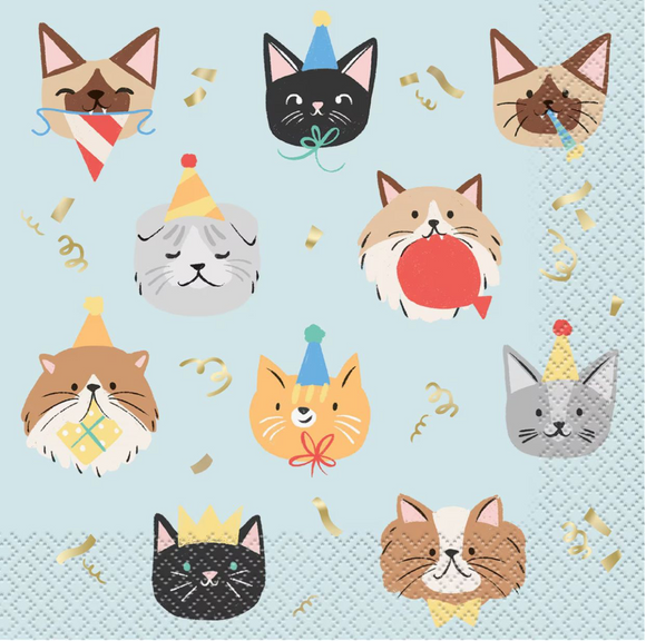 CAT LUNCH NAPKINS