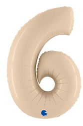 SuperShape Numbers NUDE / CREAM #6