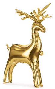 STANDING REINDEER 73CM (GOLD)