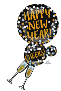 SuperShape Foil - HAPPY NEW YEAR