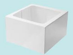 MONDO TALL CAKE BOX 12" - WHITE