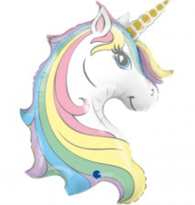 SuperShape Foil - PASTEL UNICORN HEAD