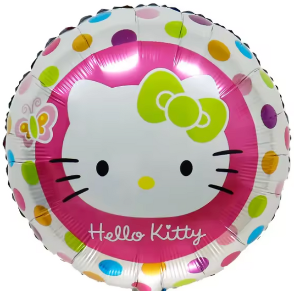 45cm Standard Foil - HELLO KITTY (DOTS)