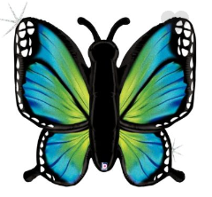 SuperShape Foil - BUTTERFLY BLUE, GREEN & BLACK