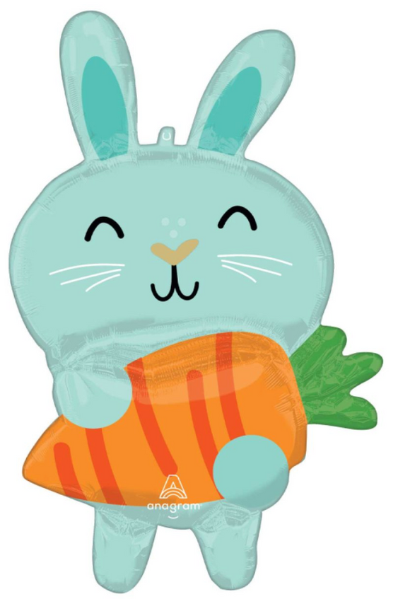 SuperShape Foil - EASTER BUNNY WITH CARROT