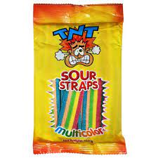 SOUR STRAPS MULTI 150GM