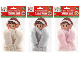 Elf on the Shelf - ELF DELUXE FAUX FUR COAT - GREY