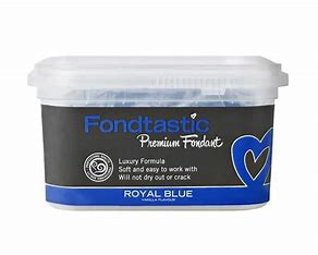 FONDTASTIC Premium Fondant 226gm/8oz - ROYAL BLUE