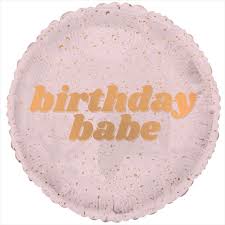 45cm Foil Balloon - BIRTHDAY BABE