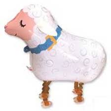 SuperShape Walking Foil Balloon - SHEEP