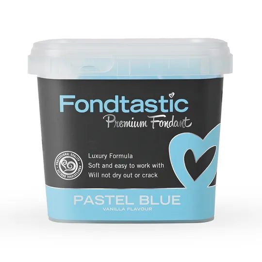 FONDTASTIC Premium Fondant 1KG - PASTEL BLUE