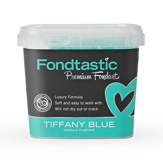 FONDTASTIC Premium Fondant 1KG - TIFFANY BLUE