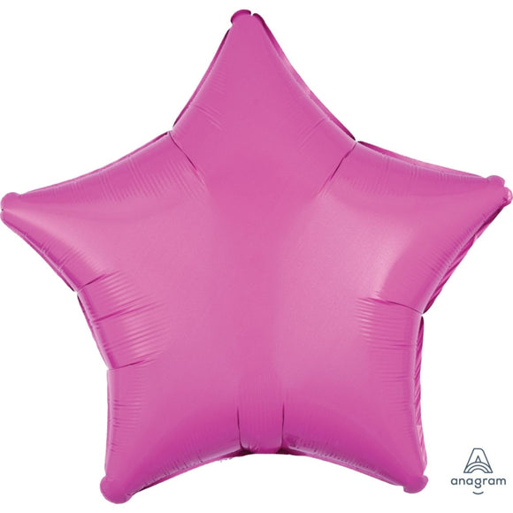 45cm Foil Balloon - STAR - HOT PINK