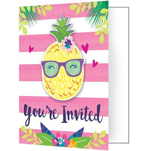 Party Invitations - PINEAPPLE SUNSHINE