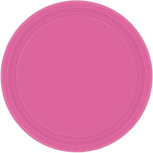 PINK - Paper Plates 17cm