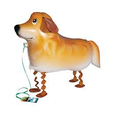 SuperShape Walking Foil Balloon - GOLDEN RETRIEVER DOG