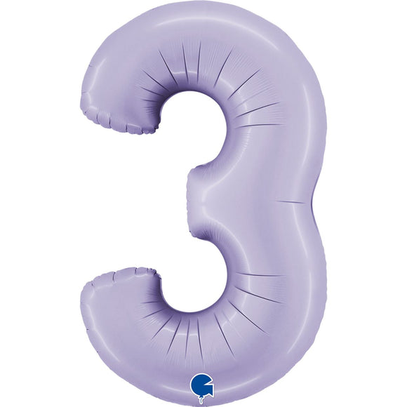 SuperShape Numbers LILAC PURPLE #3