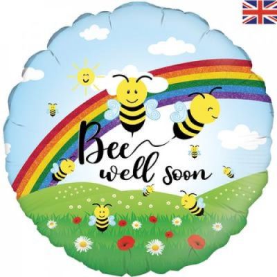 45cm Foil Balloon - BEE WELL SOON