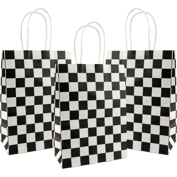 LOOT BAGS - CHECKERED FLAG