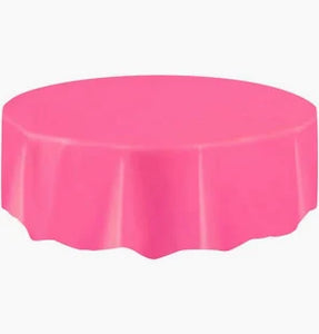 Bright Pink - Tablecover ROUND