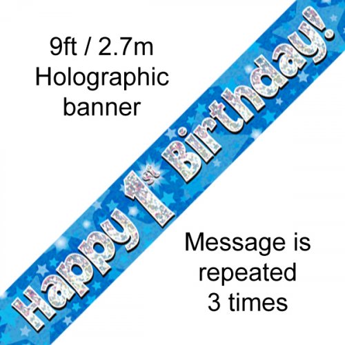 Banner - Happy Birthday - 1ST BIRTHDAY