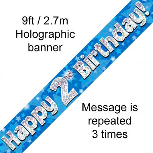 Banner - Happy Birthday - 2ND BIRTHDAY