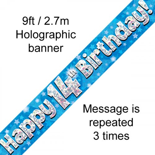 Banner - Happy Birthday -14TH BIRTHDAY