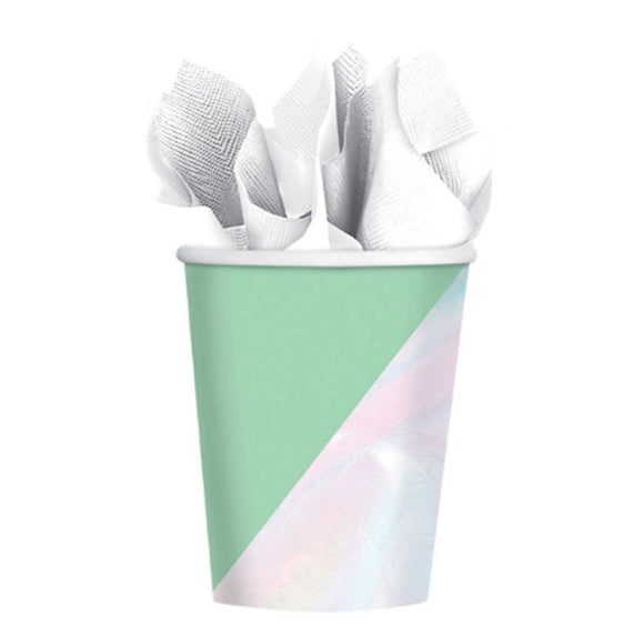 Party Paper Cups - SHIMMERING PARTY IRIDESCENT