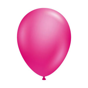 Metallic Fuchsia Latex Balloons - 25 Pack