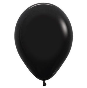 Latex 30cm Balloon - BLACK