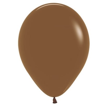 Solid Coffee Latex Balloons - 25 Pack