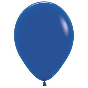 Solid Royal Blue Latex Balloons - 25 Pack