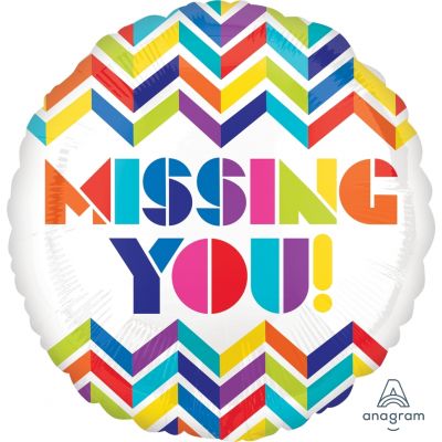 45cm Foil Balloon - MISSING YOU